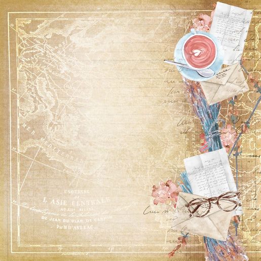 Blok scrapbookových papírů Studio Light "Write Your Story", 30,5x30,5 cm, 12 l.