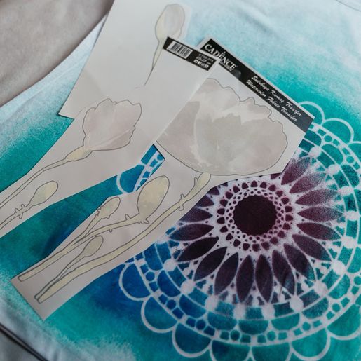 Transferový obrázek na textil Cadence, 25x35 cm - Vlčí máky