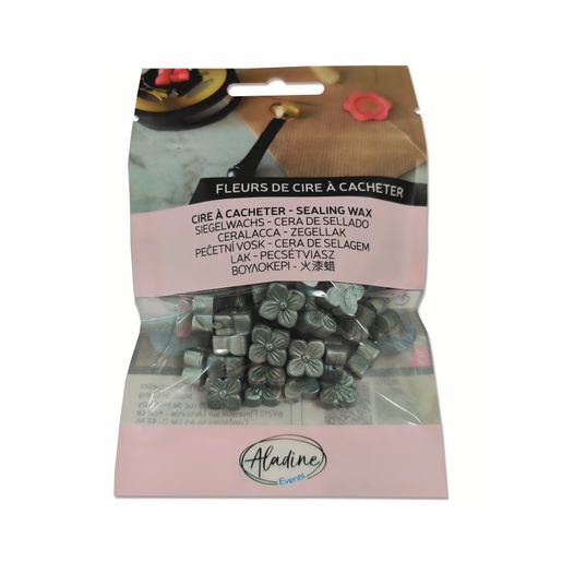 Pečetní vosk granulovaný Aladine - metalický - VYBERTE ODSTÍN