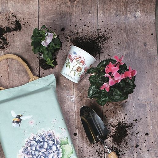 Květináče Wrendale Designs "Floral", 3 ks - Králík a květiny