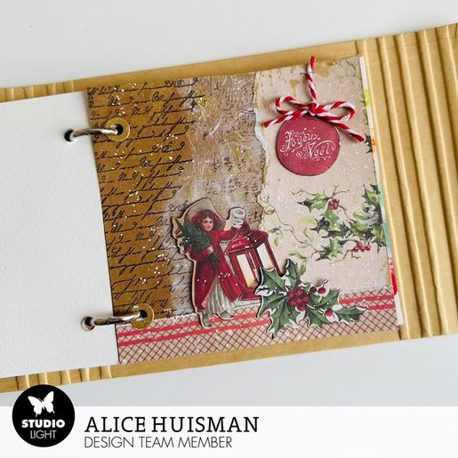 Gelové razítko Studio Light "Magical Christmas", 8,7x12,9 cm - Psací písmo