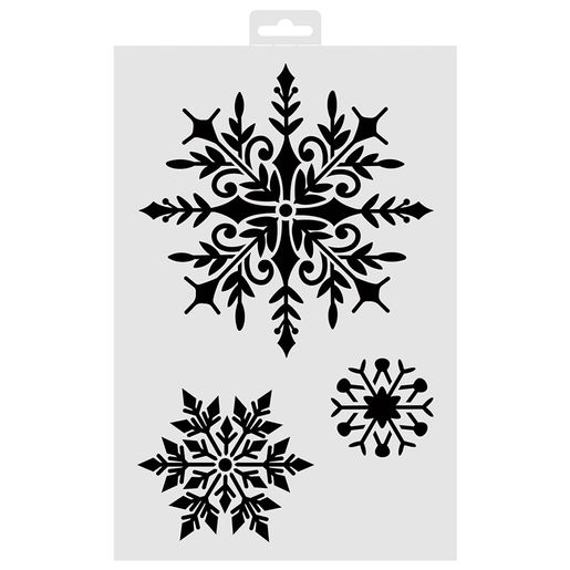 Šablona Aladine, 20x30 cm - Sněhové vločky