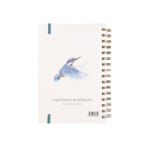 Kroužkový blok Wrendale Designs "Pond Dipping", A5, 96 l., čistý - Ledňáček