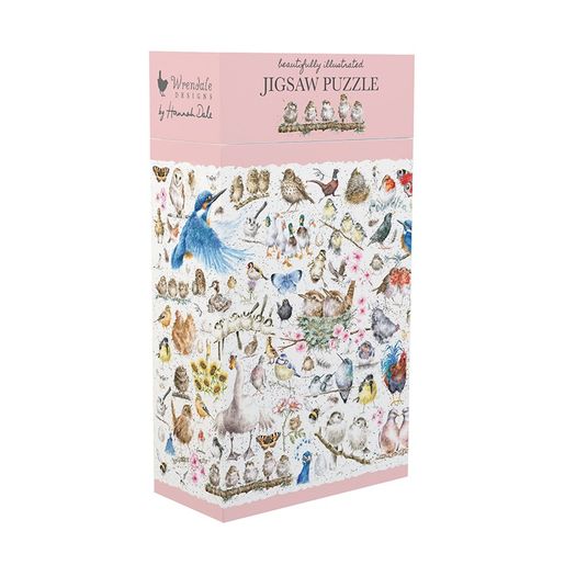 Puzzle Wrendale Designs "Garden Birds", 1000 dílků - Ptáčci