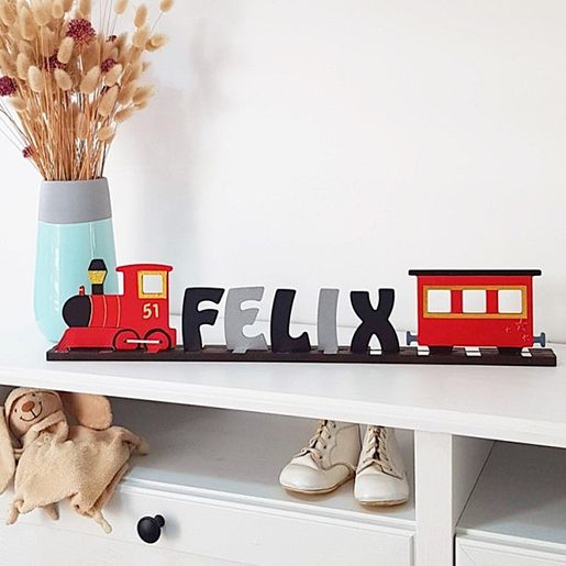 Dřevěný výřez k dekoraci Gomille, 8 cm - Abeceda - VYBERTE PÍSMENO