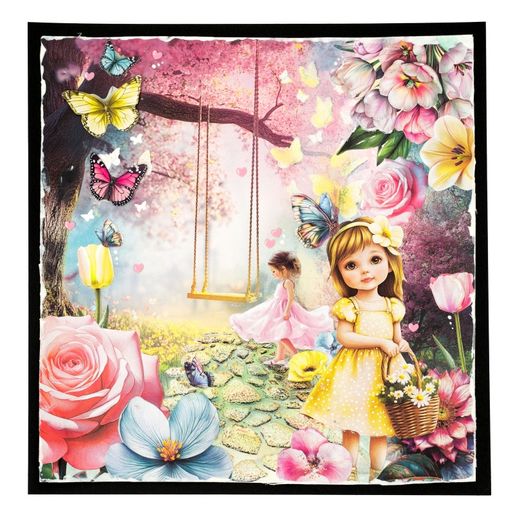 Papírové výseky Studio Light "Fluttering Flowers", 35 ks - Květy a motýli