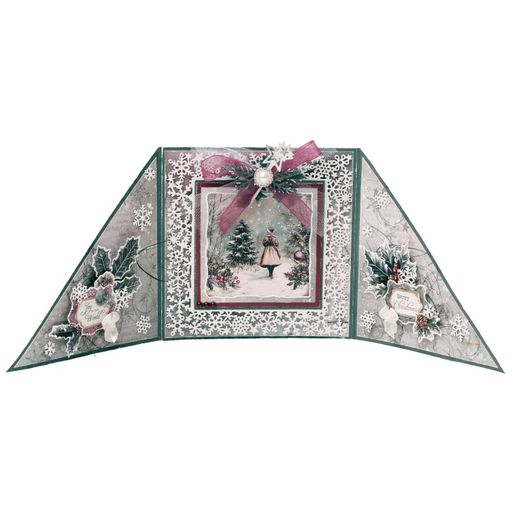 Blok s papírovými výseky Studio Light "Christmas Blush", A5, 20 l. - Vánoce z pohádky
