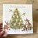 Přání Wrendale Designs "Oh Christmas Tree", 15x15 cm - Vánoční stromek