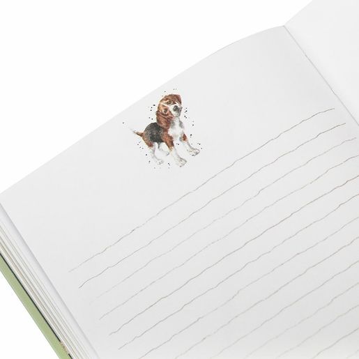 Luxusní zápisník Wrendale Designs "The Waiting Game", A5, 100 l., linkovaný - Liška