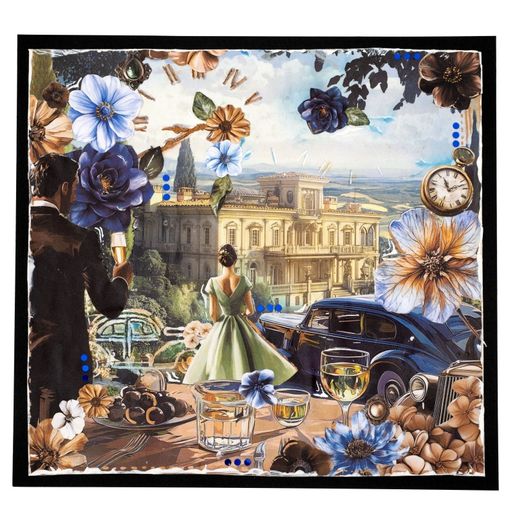 Papírové výseky Studio Light "Oldtimer Chique", 34 ks - Luxusní vintage