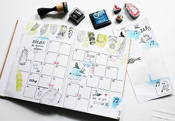 Nálepky do bullet journalu