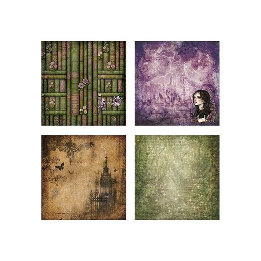 Blok podkladových papírů Studio Light "Enchanted Fairytale", 20,3x20,3 cm, 36 l.