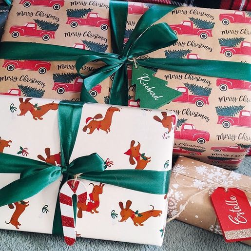 Dřevěný výřez k dekoraci Gomille, závěsný, 6x6 cm - Stromeček