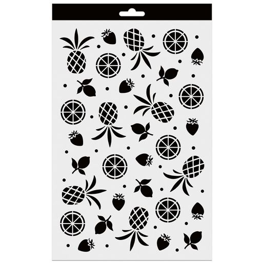 Šablona Aladine, 20x30 cm - Letní ovoce