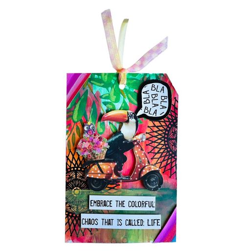 Papírové výseky Studio Light "25“, 32 ks - Potrhlí ptáčci