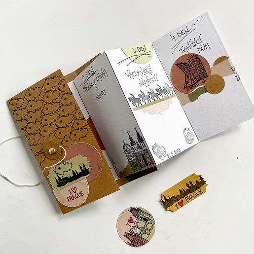 Razítka Aladine Stampo City, 12 ks - Praha