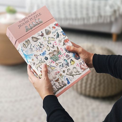 Puzzle Wrendale Designs "Garden Birds", 1000 dílků - Ptáčci