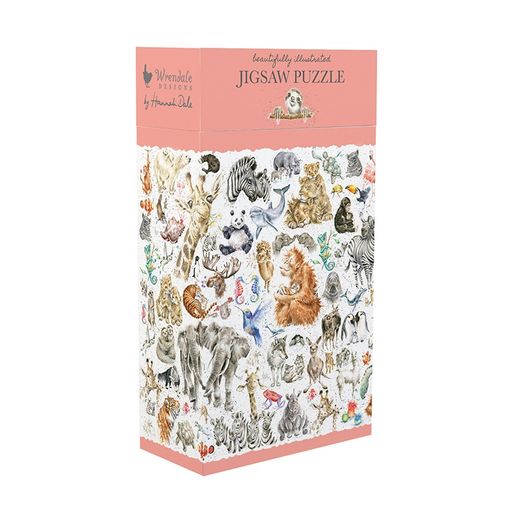 Puzzle Wrendale Designs "Zoology", 1000 dílků - Zoo