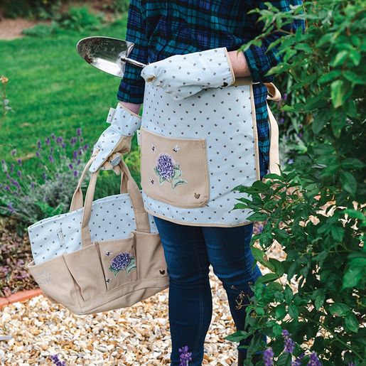 Taška na zahradní nářadí "Hydrangea" - Včely a hortenzie