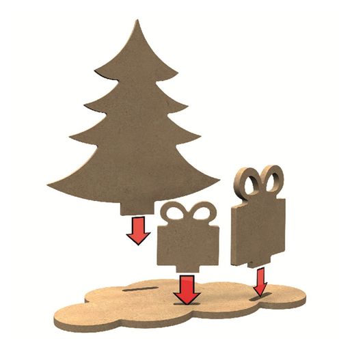 Kreativní dřevěná sada k dotvoření Gomille - Dárečky