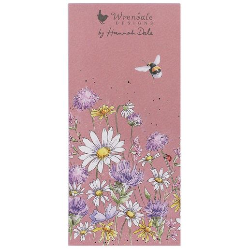 Nákupní seznam s magnetem Wrendale Designs "Just Bee-cause" - Včelka