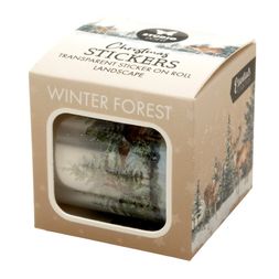 Průhledné samolepky Studio Light "Winter Wonderland" - Zimní les