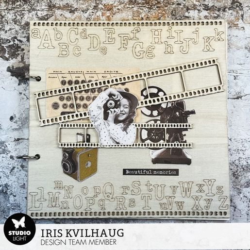 Dřevěné výřezy k dekoraci Studio Light "Grunge" - Vintage prvky