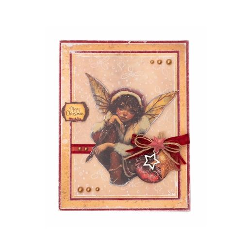 Kreativní blok s výseky Studio Light "Fairy Christmas", A4, 28 l. - Vánoce s vílami