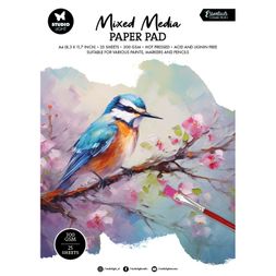 Mixed media skicák Studio Light, A4, 25 l.