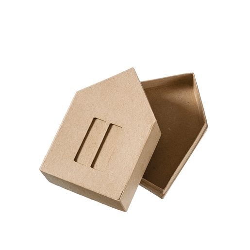 Krabička k dotvoření PappArt - Domeček, 9x5x13,5 cm
