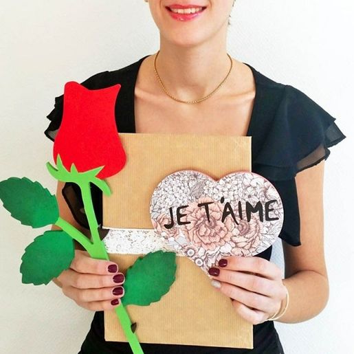 Dřevěný výřez k dekoraci Gomille, 15x14 cm - Srdce, střední