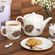 Porcelánová konvice na čaj Wrendale Designs "Hedgehog & Mouse", 0,6 l - Ježek a myška