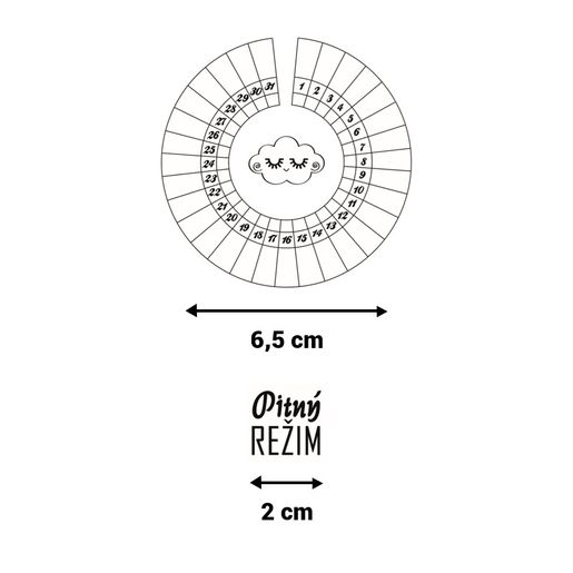 Diářová razítka Aladine Stampo Bullet Journal, 39 ks - Motivační