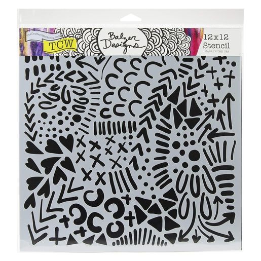 Šablona TCW 12"x12" (30,5x30,5 cm) - Texture Love