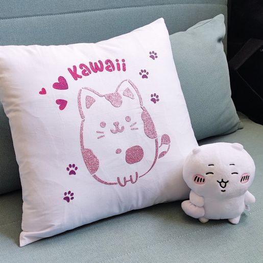 Šablona Aladine, 28x28 cm - Kawaii kočka