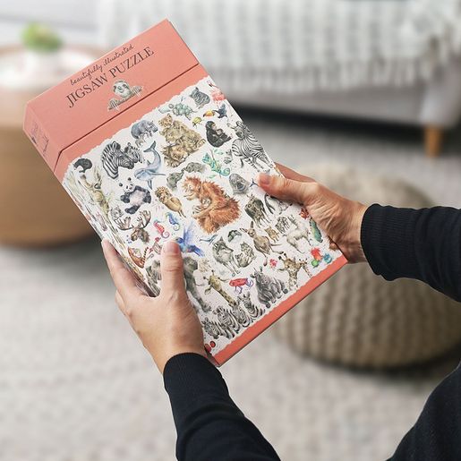 Puzzle Wrendale Designs "Zoology", 1000 dílků - Zoo