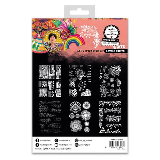 Propisot Studio Light "25", A5, 6 l. - Bílé květiny