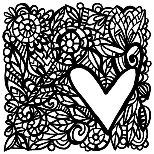 Šablona TCW - Love Frame - VYBERTE VELIKOST
