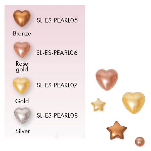 Samolepicí srdíčka Studio Light, 240 ks - VYBERTE ODSTÍN