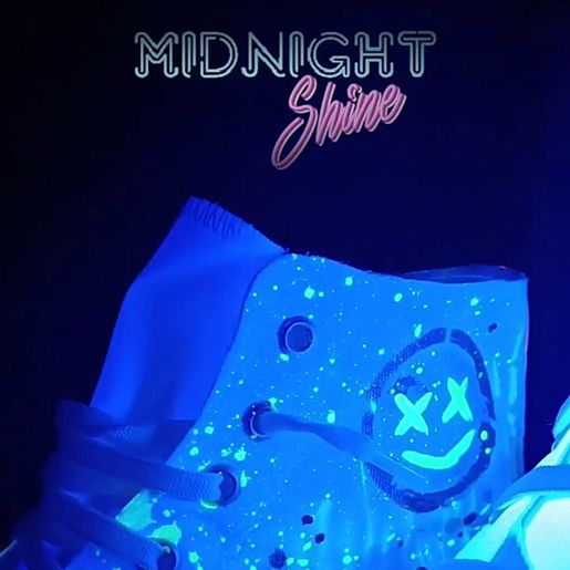 Svíticí UV barva na textil Cadence Midnight Shine, 50 ml - VYBERTE ODSTÍN