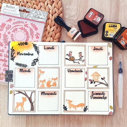 Razítkovací polštářek Aladine Izink Dye - cire, oranžový