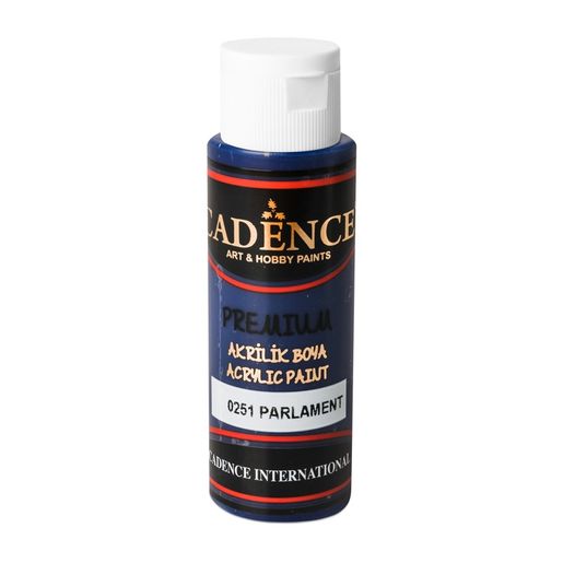 Akrylová barva Cadence Premium, 70 ml - parliament, tm. modrá