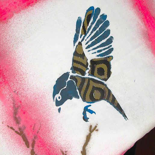 Transferový obrázek na textil Cadence, A3 - Stříbrné kapky