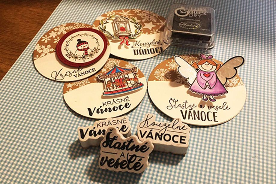 Kulaté visačky na dárky