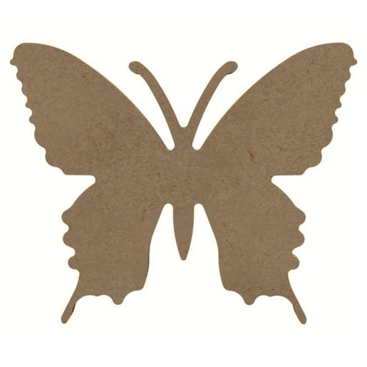 Dřevěný výřez k dekoraci Gomille, 25x30 cm - Motýl, velký