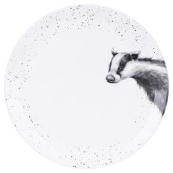 Jídelní porcelánový talíř Wrendale Designs - Jezevec