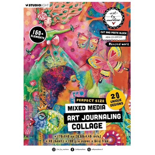Kreativní blok Studio Light "25", 17x24 cm, 40 l. - Rozmarný svět