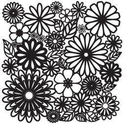 Šablona TCW - Flower Frenzy - VYBERTE VELIKOST