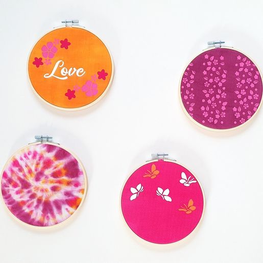 Šablona Aladine, 20x30 cm - Květinový věnec