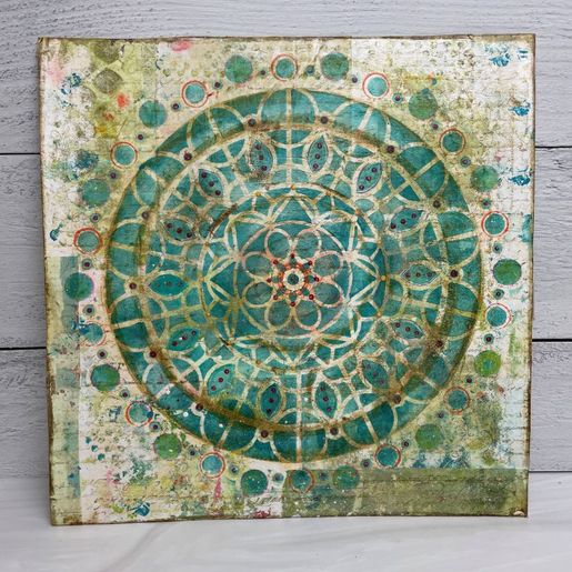 Šablona TCW 12"x12" (30,5x30,5 cm) - Beaded Mandala